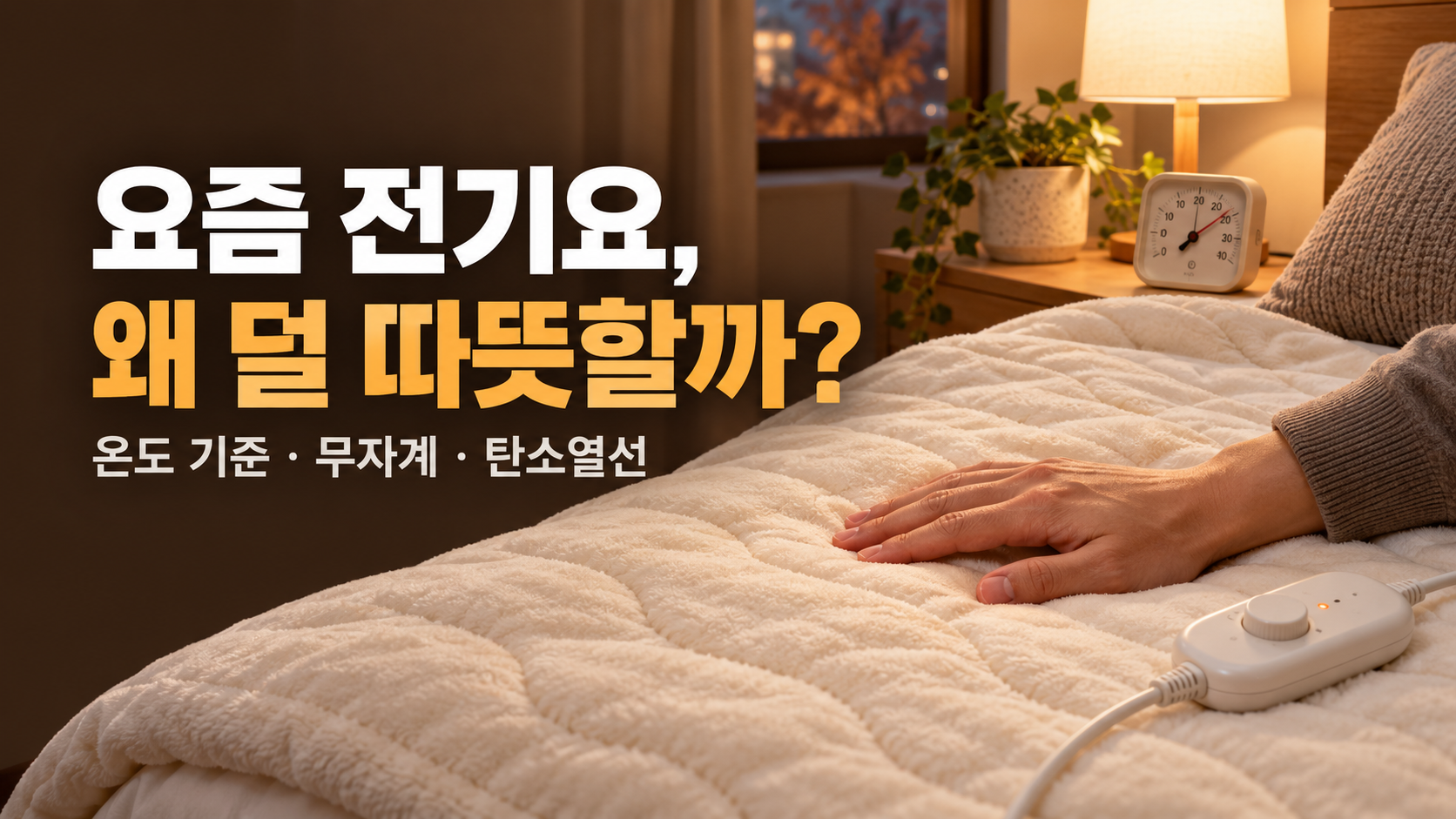 전기요 온도가 낮게 느껴지는 이유와 KC 인증 확인법