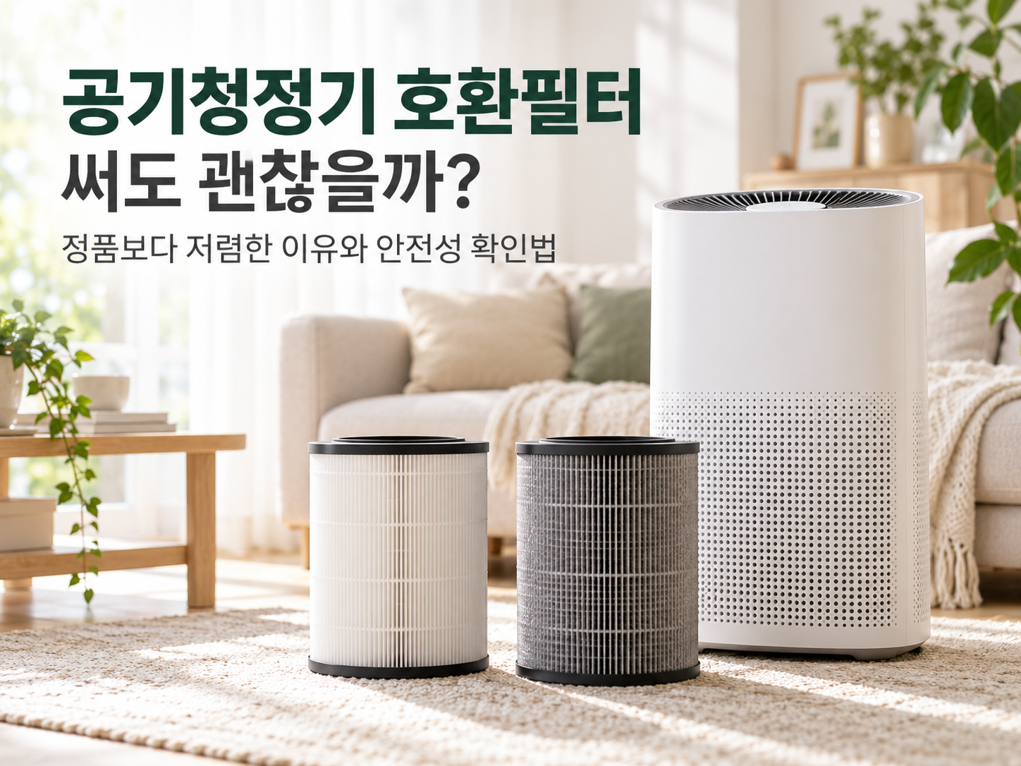 공기청정기 호환필터 써도 괜찮을까? 정품보다 저렴한 이유와 안전성 확인법