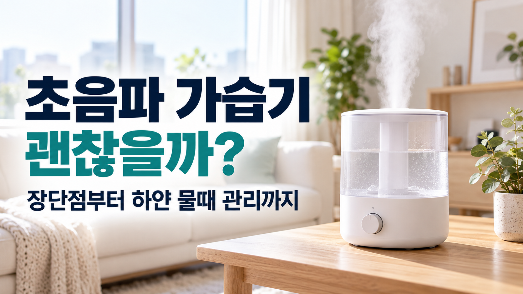 점과 물때 관리초음파 가습기의 장단점과 진동자 하얀 물때 관리